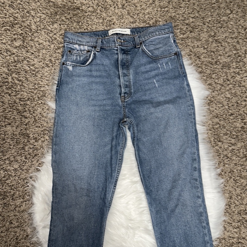 Reformation Serena High Skinny in Lanai Skinny Jeans - Picture 4 of 10